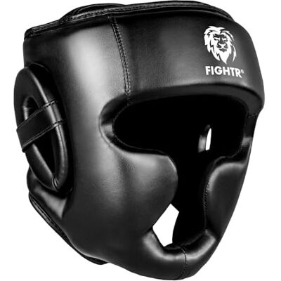 FIGHTR ® Casque de Boxe avec Meilleur Ajustement pour Protection Maximale Taille Réglable pour MMA, Muay Thai, Kickboxing et Arts Martiaux FIGHTR ® Casque de Boxe avec Meilleur Ajustement pour Protection Maximale Taille Réglable pour MMA, Muay Thai, Kickboxing et Arts Martiaux
