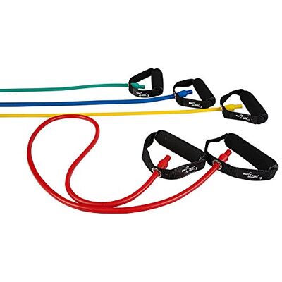 Dittmann Body-Tube Bande élastique de sport avec poignées en mousse Dittmann Body-Tube Bande élastique de sport avec poignées en mousse