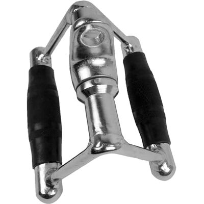 Tunturi Poignée pour machine musculation rameur rowing aviron chrome Tunturi Poignée pour machine musculation rameur rowing aviron chrome