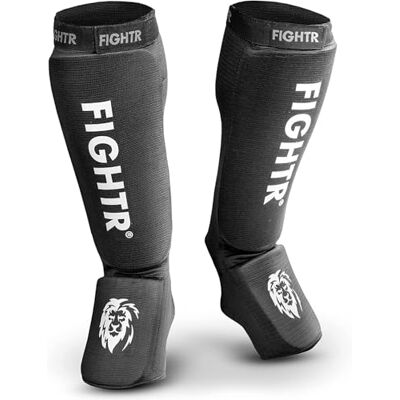 FIGHTR ® Protège-tibias – avec ajustement parfait et rembourrage idéal Protège-tibias pour kickboxing, MMA, Muay Thai et autres sports de combat FIGHTR ® Protège-tibias – avec ajustement parfait et rembourrage idéal Protège-tibias pour kickboxing, MMA, Muay Thai et autres sports de combat