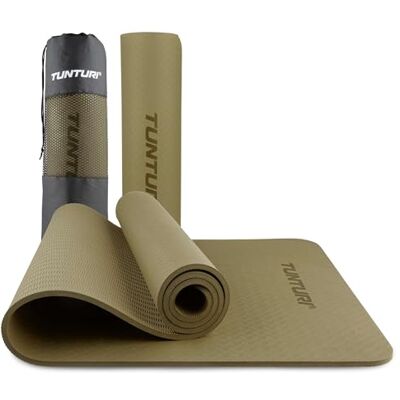 Tunturi Tapis de yoga épais de 8 mm Antidérapant Avec sangle de transport Pour yoga et pilates Tapis de sport 183 x 61 x 0,8 cm Sans substances nocives Particulièrement confortable Tunturi Tapis de yoga épais de 8 mm Antidérapant Avec sangle de transport Pour yoga et pilates Tapis de sport 183 x 61 x 0,8 cm Sans substances nocives Particulièrement confortable