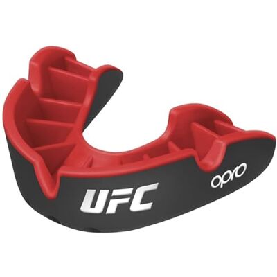 Opro Silver Level UFC Sports Protège-dents pour adulte et enfant Noir/rouge Essential Fit – Protège-dents auto-ajusté pour rugby, hockey ou boxe – Protection supérieure MMA Opro Silver Level UFC Sports Protège-dents pour adulte et enfant Noir/rouge Essential Fit – Protège-dents auto-ajusté pour rugby, hockey ou boxe – Protection supérieure MMA