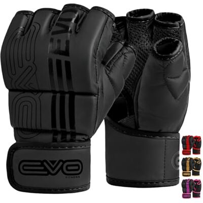 EVO Fitness Gants MMA Mitaines d'arts gants de boxe homme femme Grappling gant mma sparring Muay Thai Cage Combat Boxe boxing gloves gant de mma protection taekwondo gants karate EVO Fitness Gants MMA Mitaines d'arts gants de boxe homme femme Grappling gant mma sparring Muay Thai Cage Combat Boxe boxing gloves gant de mma protection taekwondo gants karate