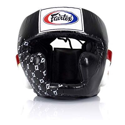 Fairtex Casque de protection Super Sparring HG3, HG10, HG13 Vision diagonale pour Muay Thai, boxe, kickboxing Fairtex Casque de protection Super Sparring HG3, HG10, HG13 Vision diagonale pour Muay Thai, boxe, kickboxing
