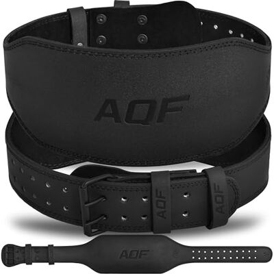 AQF Ceinture d'haltérophilie pour homme 10,2 cm 15,2 cm Soutien lombaire rembourré Ceinture d'entraînement en cuir de 7 mm d'épaisseur Pour dynamophilie et musculation AQF Ceinture d'haltérophilie pour homme 10,2 cm 15,2 cm Soutien lombaire rembourré Ceinture d'entraînement en cuir de 7 mm d'épaisseur Pour dynamophilie et musculation