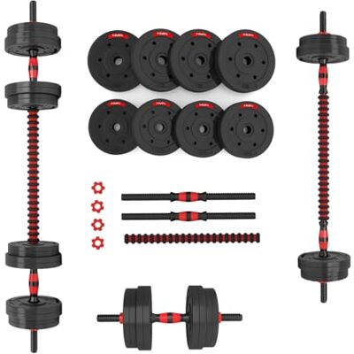 HMS Ensemble poids guidon ou balance de 15 kg HMS Ensemble poids guidon ou balance de 15 kg