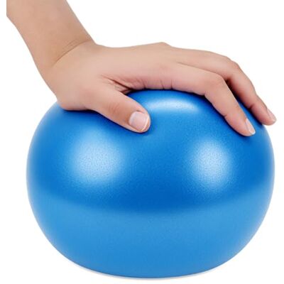 QWORK Petite balle de Pilates 25 cm – Balle de fitness antidérapante pour gymnastique, yoga, équilibre, entraînement de base et plus encore QWORK Petite balle de Pilates 25 cm – Balle de fitness antidérapante pour gymnastique, yoga, équilibre, entraînement de base et plus encore