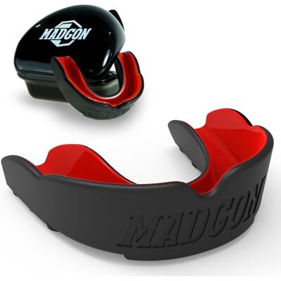 MADGON Protège-dents pour une respiration idéale et facilement adaptable Protège-dents de sport pour sports de combat, MMA, boxe, kickboxing Adultes MADGON Protège-dents pour une respiration idéale et facilement adaptable Protège-dents de sport pour sports de combat, MMA, boxe, kickboxing Adultes