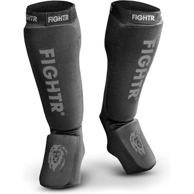 FIGHTR ® Protège-tibias – avec ajustement parfait et rembourrage idéal Protège-tibias pour kickboxing, MMA, Muay Thai et autres sports de combat FIGHTR ® Protège-tibias – avec ajustement parfait et rembourrage idéal Protège-tibias pour kickboxing, MMA, Muay Thai et autres sports de combat