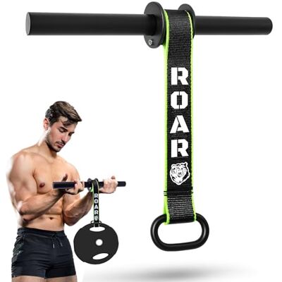 ROAR ® Rouleau avant-bras, exercices pour les poignets et bras, équipement de renforcement ROAR ® Rouleau avant-bras, exercices pour les poignets et bras, équipement de renforcement