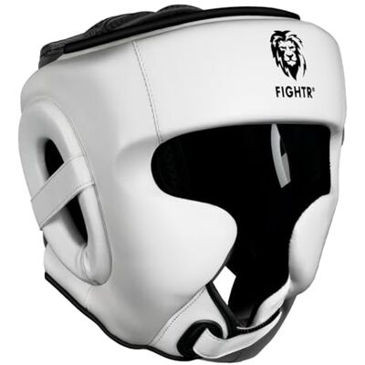 FIGHTR Protection de tête MMA avec meilleur ajustement pour une protection maximale Casque de boxe pour sparring Taille réglable pour boxe, MMA, Muay Thai, Kickboxing et arts martiaux FIGHTR Protection de tête MMA avec meilleur ajustement pour une protection maximale Casque de boxe pour sparring Taille réglable pour boxe, MMA, Muay Thai, Kickboxing et arts martiaux