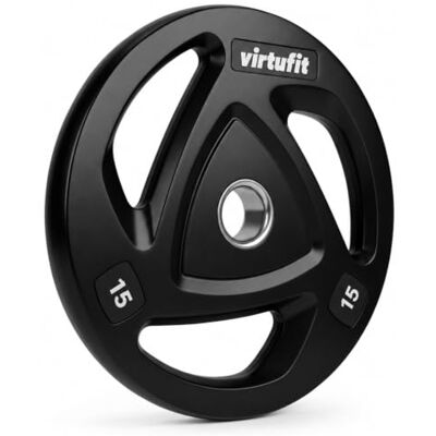 VirtuFit Disque olympique en caoutchouc 15 kg VirtuFit Disque olympique en caoutchouc 15 kg