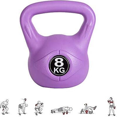 MAGIC SELECT Kettlebell 8 kg avec Revêtement en Néoprène et Ergonomique Poignée. Poids pour Entraînements de Fitness et Musculation. MAGIC SELECT Kettlebell 8 kg avec Revêtement en Néoprène et Ergonomique Poignée. Poids pour Entraînements de Fitness et Musculation.