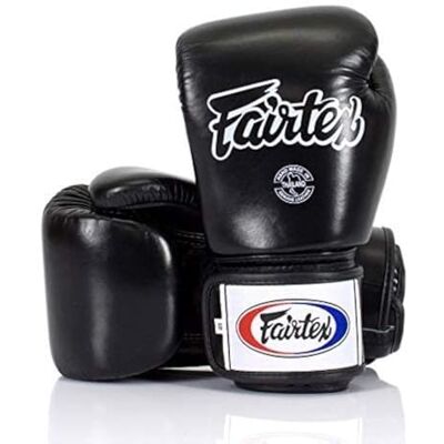 Fairtex Gants de boxe Muay Thai Noir Universel BGV1 Fairtex Gants de boxe Muay Thai Noir Universel BGV1