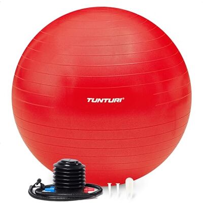 Tunturi Ballon de fitness Ballon de gymnastique Ballon suisse Pompe incluse Tunturi Ballon de fitness Ballon de gymnastique Ballon suisse Pompe incluse