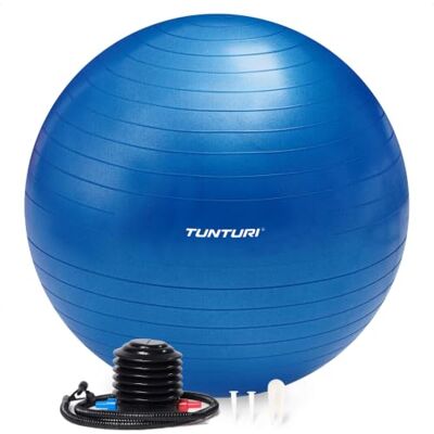 Tunturi 14TUSFU136 Ballon de Gym Mixte Enfant, Bleu, 75 cm Tunturi 14TUSFU136 Ballon de Gym Mixte Enfant, Bleu, 75 cm