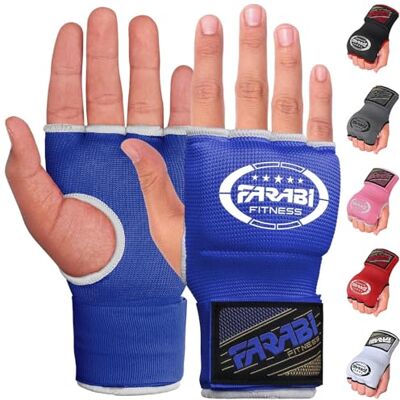 Farabi Sports sous Gants de Boxe Adultes – Bande de Combat Hommes et Femmes – Bandage Entraînement MMA Muay Thai Farabi Sports sous Gants de Boxe Adultes – Bande de Combat Hommes et Femmes – Bandage Entraînement MMA Muay Thai