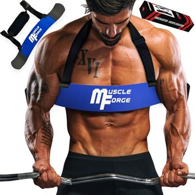 MuscleForge ® Arm Blaster, Biceps Trainer, Biceps Isolator pour une isolation optimale des biceps et des muscles des bras, Biceps Blaster pour le bodybuilding et l'haltérophilie MuscleForge ® Arm Blaster, Biceps Trainer, Biceps Isolator pour une isolation optimale des biceps et des muscles des bras, Biceps Blaster pour le bodybuilding et l'haltérophilie