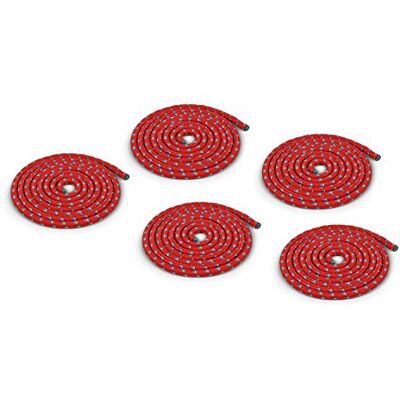 HAEST Corde à sauter Set de 5 Corde a sauter Sport 3 m de Longueur Rouge HAEST Corde à sauter Set de 5 Corde a sauter Sport 3 m de Longueur Rouge