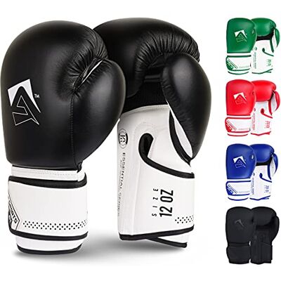 AQF Gants de boxe pour entraînement et MMA, Muay Thai, sac de frappe, sparring, MMA pour homme et femme, adulte, kickboxing, combat et sac de frappe avec couches supplémentaires de rembourrage de 20,3 AQF Gants de boxe pour entraînement et MMA, Muay Thai, sac de frappe, sparring, MMA pour homme et femme, adulte, kickboxing, combat et sac de frappe avec couches supplémentaires de rembourrage de 20,3