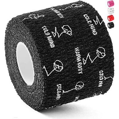 WARM BODY COLD MIND Preuve de la Sueur Bande de Pouce Tape pour Crossfit, Ruban d'Haltérophilie Musculation Weightlifting Powerlifting Fitness WARM BODY COLD MIND Preuve de la Sueur Bande de Pouce Tape pour Crossfit, Ruban d'Haltérophilie Musculation Weightlifting Powerlifting Fitness
