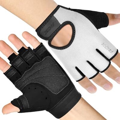 RDX Gants d'haltérophilie pour gym, fitness, entraînement, protection de la paume, antidérapants, demi-doigts pour haltérophilie, haltérophilie, musculation, callisthénie, cyclisme, aviron, escalade RDX Gants d'haltérophilie pour gym, fitness, entraînement, protection de la paume, antidérapants, demi-doigts pour haltérophilie, haltérophilie, musculation, callisthénie, cyclisme, aviron, escalade