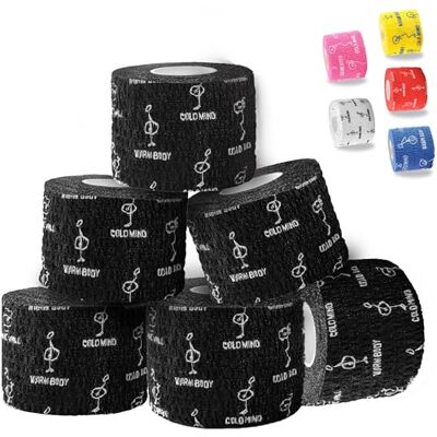 WARM BODY COLD MIND Preuve de la Sueur Bande de Pouce Tape pour Crossfit, Ruban d'Haltérophilie Musculation Weightlifting Powerlifting Fitness WARM BODY COLD MIND Preuve de la Sueur Bande de Pouce Tape pour Crossfit, Ruban d'Haltérophilie Musculation Weightlifting Powerlifting Fitness