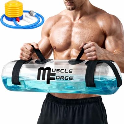 MuscleForge Aqua Training Bag 15 kg – Sac d’Eau Ajustable pour Entraînement Fonctionnel, Stabilité, Core Training et Préparation Motrice, Sac Aquatique Fitness Portable MuscleForge Aqua Training Bag 15 kg – Sac d’Eau Ajustable pour Entraînement Fonctionnel, Stabilité, Core Training et Préparation Motrice, Sac Aquatique Fitness Portable