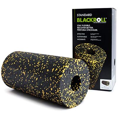 BLACKROLL ® STANDARD Rouleau pour Fascia Original (30 x 15 cm), Rouleau de fitness pour automassage du dos et des jambes, Efficace pour l´entrainement fonctionnel, dureté moyenne, Fabriqué en Allemagne BLACKROLL ® STANDARD Rouleau pour Fascia Original (30 x 15 cm), Rouleau de fitness pour automassage du dos et des jambes, Efficace pour l´entrainement fonctionnel, dureté moyenne, Fabriqué en Allemagne