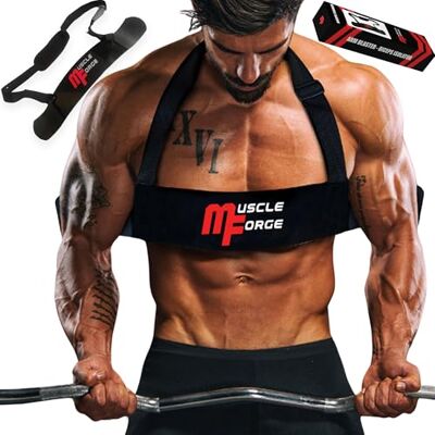MuscleForge Appareil de musculation pour biceps et bras Isolateur de biceps pour une isolation optimale des biceps et des bras Blaster pour le bodybuilding et les sports de force MuscleForge Appareil de musculation pour biceps et bras Isolateur de biceps pour une isolation optimale des biceps et des bras Blaster pour le bodybuilding et les sports de force
