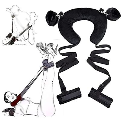 XaiPliung Ceinture réglable de jambe de civière avec des bracelets de sport de yoga Coussin de siège en éponge en nylon XaiPliung Ceinture réglable de jambe de civière avec des bracelets de sport de yoga Coussin de siège en éponge en nylon
