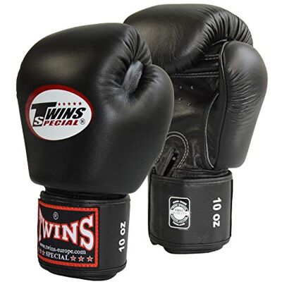 TWINS SPECIAL Twins Gants de boxe en cuir noir TWINS SPECIAL Twins Gants de boxe en cuir noir