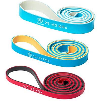 Eric Flag Elastique Sport Elastique Musculation avec 3 Niveaux de résistances pour Musculation, Fitness, Yoga, Pilates, Gym Bande Elastique Musculation pour Hommes et Femmes, Tractions, Pompes Eric Flag Elastique Sport Elastique Musculation avec 3 Niveaux de résistances pour Musculation, Fitness, Yoga, Pilates, Gym Bande Elastique Musculation pour Hommes et Femmes, Tractions, Pompes