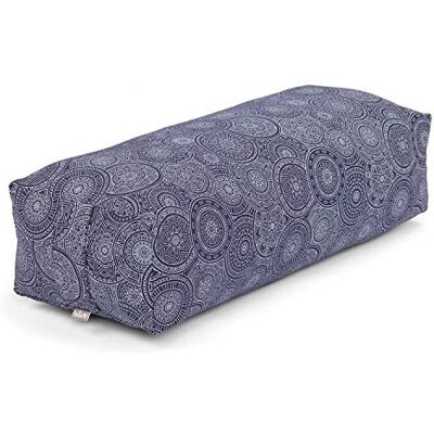 Bodhi Salamba Collection Maharaja Coussin de yoga rectangulaire, housse lavable en coton avec rembourrage en épeautre, accessoire de yoga pour yoga restauratif et yin yoga Bodhi Salamba Collection Maharaja Coussin de yoga rectangulaire, housse lavable en coton avec rembourrage en épeautre, accessoire de yoga pour yoga restauratif et yin yoga