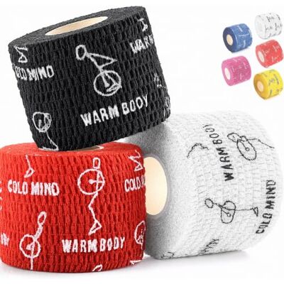 WARM BODY COLD MIND Preuve de la Sueur Bande de Pouce Tape pour Crossfit, Ruban d'Haltérophilie Musculation Weightlifting Powerlifting Fitness WARM BODY COLD MIND Preuve de la Sueur Bande de Pouce Tape pour Crossfit, Ruban d'Haltérophilie Musculation Weightlifting Powerlifting Fitness