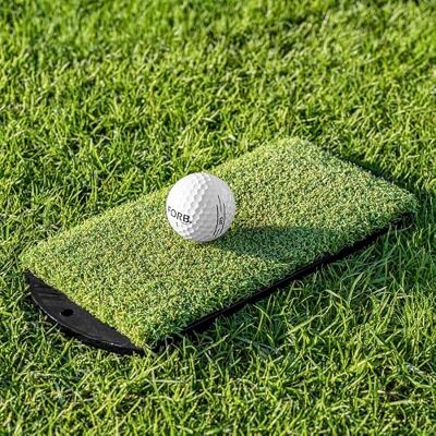 FORZA Tapis de parcours de golf d'hiver Tapis de frappe d'hiver en gazon artificiel de 15 mm avec base à pointes ultra stable, sensation de parcours réaliste et fixation à mousqueton – Tapis FORZA Tapis de parcours de golf d'hiver Tapis de frappe d'hiver en gazon artificiel de 15 mm avec base à pointes ultra stable, sensation de parcours réaliste et fixation à mousqueton – Tapis