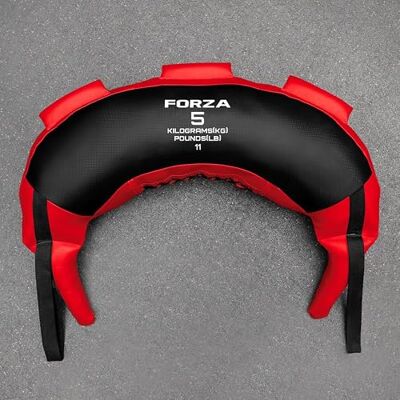 FORZA Sac d'alimentation bulgare Sac de musculation fonctionnel – Construction en PVC renforcé, poignées multiples, sac de fitness lesté pré-rempli FORZA Sac d'alimentation bulgare Sac de musculation fonctionnel – Construction en PVC renforcé, poignées multiples, sac de fitness lesté pré-rempli