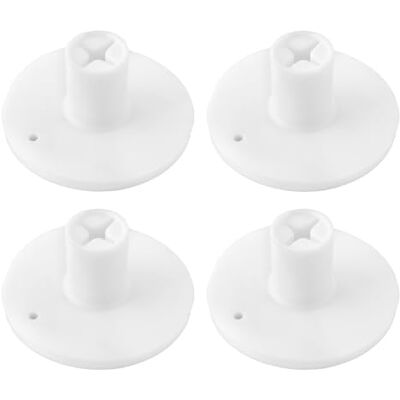 eMagTech Lot de 4 tees de golf en caoutchouc de 25 mm à hauteur réglable compatibles avec les balles de golf standard en bois de bambou et plastique (blanc) eMagTech Lot de 4 tees de golf en caoutchouc de 25 mm à hauteur réglable compatibles avec les balles de golf standard en bois de bambou et plastique (blanc)