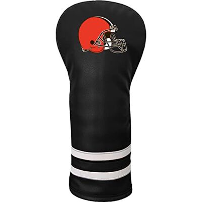 Team Golf Couvre-club vintage NFL Cleveland Browns (couleur) – Imprimé NFL Vintage Fairway Headcover (imprimé), compatible avec tous les clubs de parcours, hybrides et utilitaires Team Golf Couvre-club vintage NFL Cleveland Browns (couleur) – Imprimé NFL Vintage Fairway Headcover (imprimé), compatible avec tous les clubs de parcours, hybrides et utilitaires