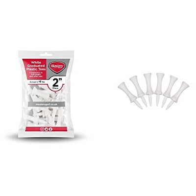 Masters Lot de 25 tees gradués en plastique Masters Lot de 25 tees gradués en plastique