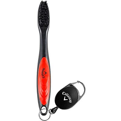 Callaway Club Brosse de nettoyage pour rainures Noir Taille unique Callaway Club Brosse de nettoyage pour rainures Noir Taille unique