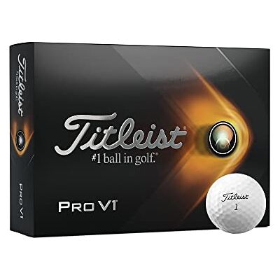 Titleist Pro V1 Lot de 12 balles de golf Blanc (1,2,3,4) Titleist Pro V1 Lot de 12 balles de golf Blanc (1,2,3,4)