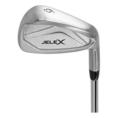 JELEX Fer de golf pour droitier en acier inoxydable pour débutants et professionnels, pour le terrain de golf ou pour l'entraînement sur le tapis de frappe, fers 3, 4, 5, 6, 7 et SW, PW JELEX Fer de golf pour droitier en acier inoxydable pour débutants et professionnels, pour le terrain de golf ou pour l'entraînement sur le tapis de frappe, fers 3, 4, 5, 6, 7 et SW, PW