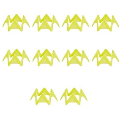 MiOYOOW Lot de 10 tees de golf en plastique pour simulateur de golf Tees portables pour l'entraînement en intérieur et en extérieur MiOYOOW Lot de 10 tees de golf en plastique pour simulateur de golf Tees portables pour l'entraînement en intérieur et en extérieur