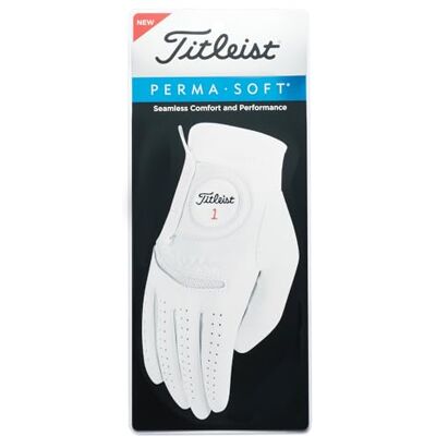 Titleist Perma-Soft Gant de golf pour homme main droite (golfeur gauche) Taille M Titleist Perma-Soft Gant de golf pour homme main droite (golfeur gauche) Taille M