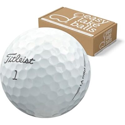 Titleist Lot de 50 balles de golf Pro V1 Qualité AAAA/AAA Dans un sac en filet Titleist Lot de 50 balles de golf Pro V1 Qualité AAAA/AAA Dans un sac en filet
