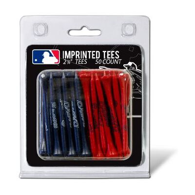 Team Golf MLB Lot de 50 tees de golf de 7,5 cm, taille réglementaire, couleurs d'équipe multiples Team Golf MLB Lot de 50 tees de golf de 7,5 cm, taille réglementaire, couleurs d'équipe multiples