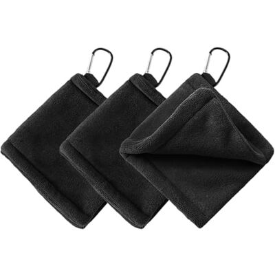 RELKLYU 3 Pièces Serviettes De Golf, Serviettes De Nettoyage De Golf, Serviettes À Boucle, Accessoires De Golf, Accessoires De Parcours. RELKLYU 3 Pièces Serviettes De Golf, Serviettes De Nettoyage De Golf, Serviettes À Boucle, Accessoires De Golf, Accessoires De Parcours.
