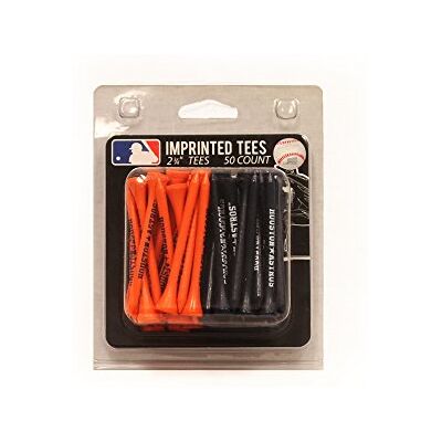 Team Golf MLB Lot de 50 tees de golf de 7,5 cm, taille réglementaire, couleurs d'équipe multiples Team Golf MLB Lot de 50 tees de golf de 7,5 cm, taille réglementaire, couleurs d'équipe multiples