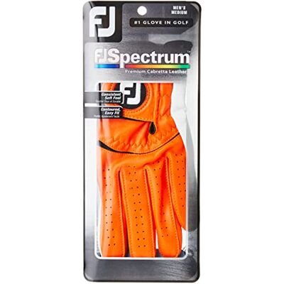 FootJoy FJ Spectrum Gants de Golf pour la Main Gauche (Composite) Couleur: Orange Taille: ML FootJoy FJ Spectrum Gants de Golf pour la Main Gauche (Composite) Couleur: Orange Taille: ML
